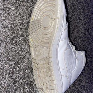 Jordan Triple White Mid Mens 10.5